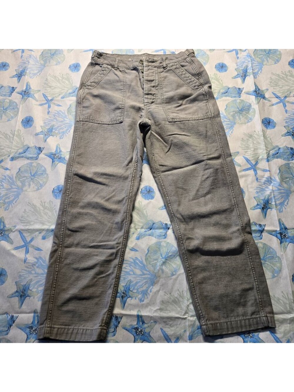 American Eagle Relaxed Straight Leg Utility Cargo Pants Womens Sz 8 (SKU 26-016